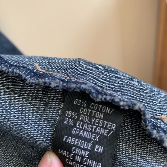 Vintage Contrast Jean Jacket -like new - Picture 4 of 9